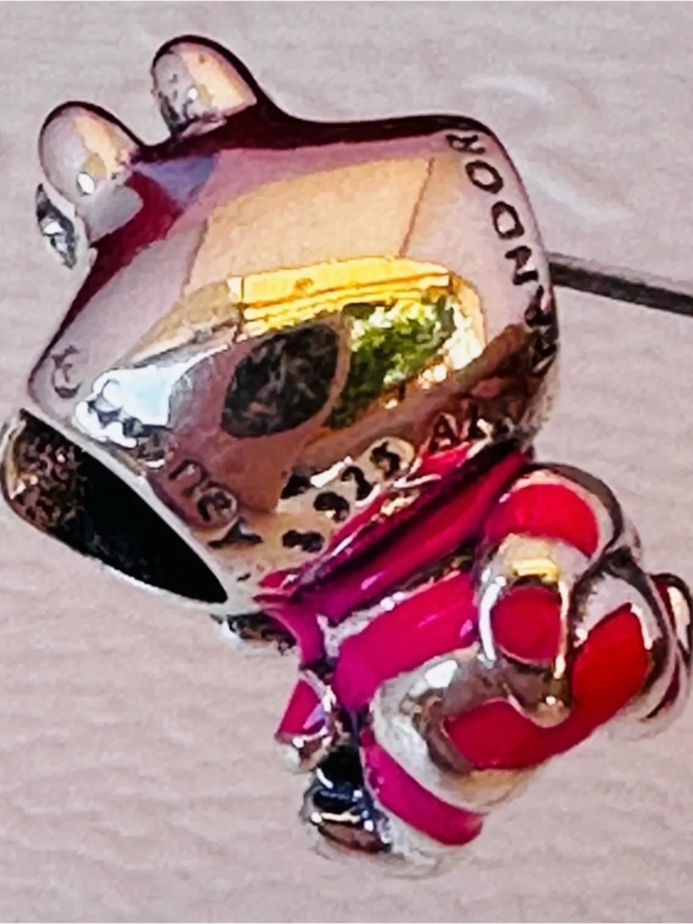 7 Pandora Silver Multicolor Enamel Pet Character Charm Set new with out tags